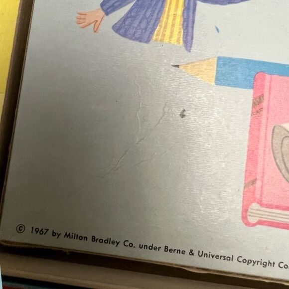 Vintage 1967 Milton Bradley Go to the Head of the Class Series 17 Board Game - Picture 6 of 10